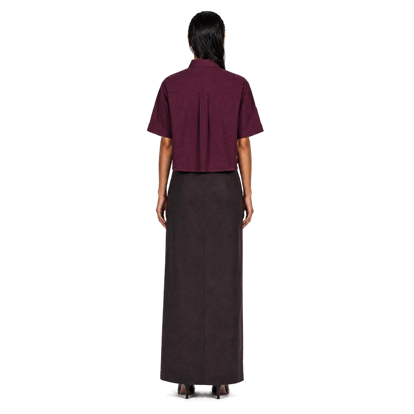 "Call before you wake up" Burgundy