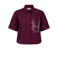 "Call before you wake up" Burgundy