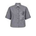 "Call before you wake up" Oxford Gray